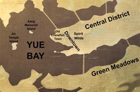 Legend of Korra: Map of Republic City .